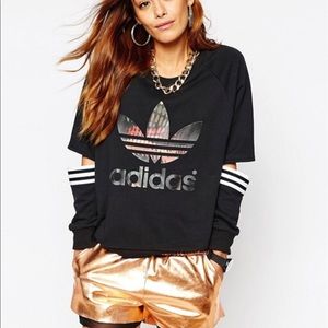 ISO adidas Originals Rita Ora Cut Out Sweatshirt